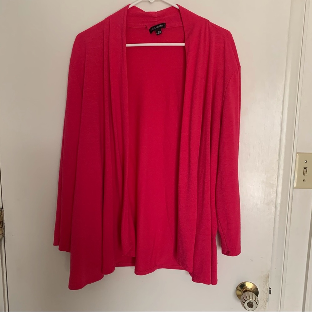 Pink cardigan